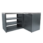 Модуль уличной кухни SMART-1200 Шкаф угловой универсальный (HS-KU03-SHU1200) Helios